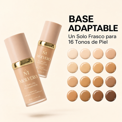 Base de Maquillaje Antiedad de Molvero