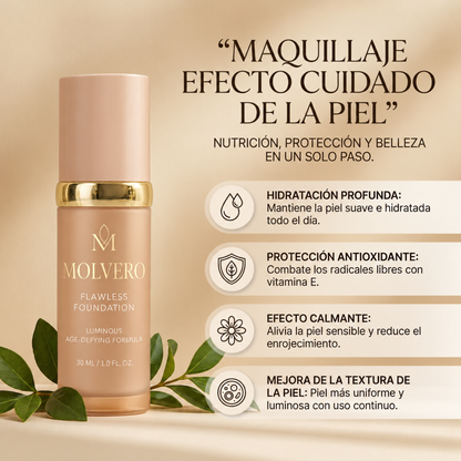 Base de Maquillaje Antiedad de Molvero